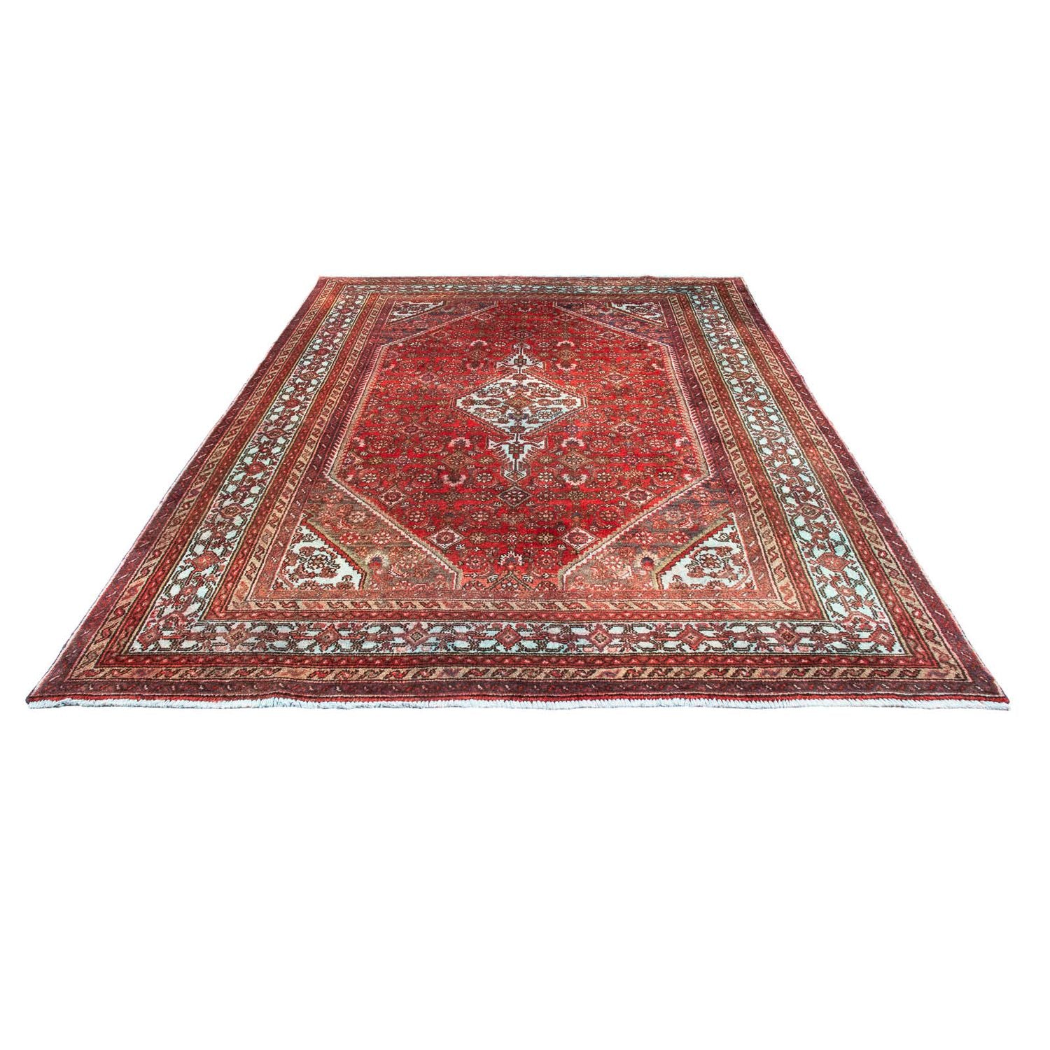 Orientteppich 305 x 313 cm - dunkelrot