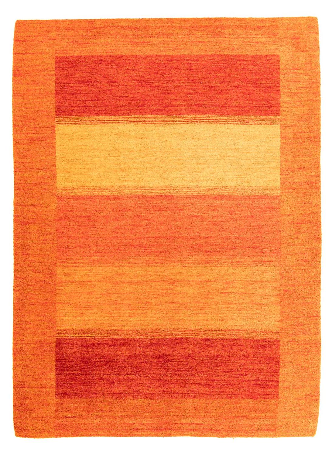 Wollteppich 225 x 162 cm Wohnzimmer Teppich