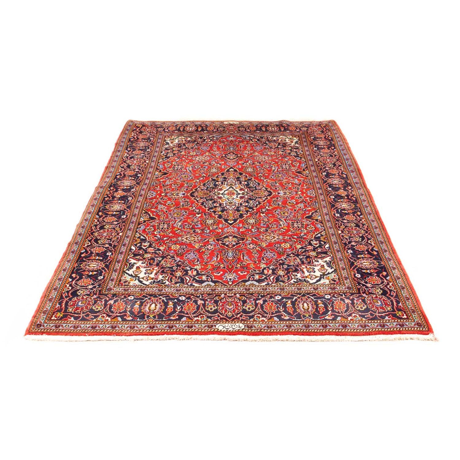 Perserteppich - Keshan 217 x 139 cm - hellrot