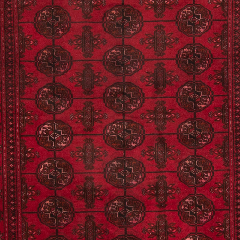 Orientteppich 280 x 106 cm - dunkelrot