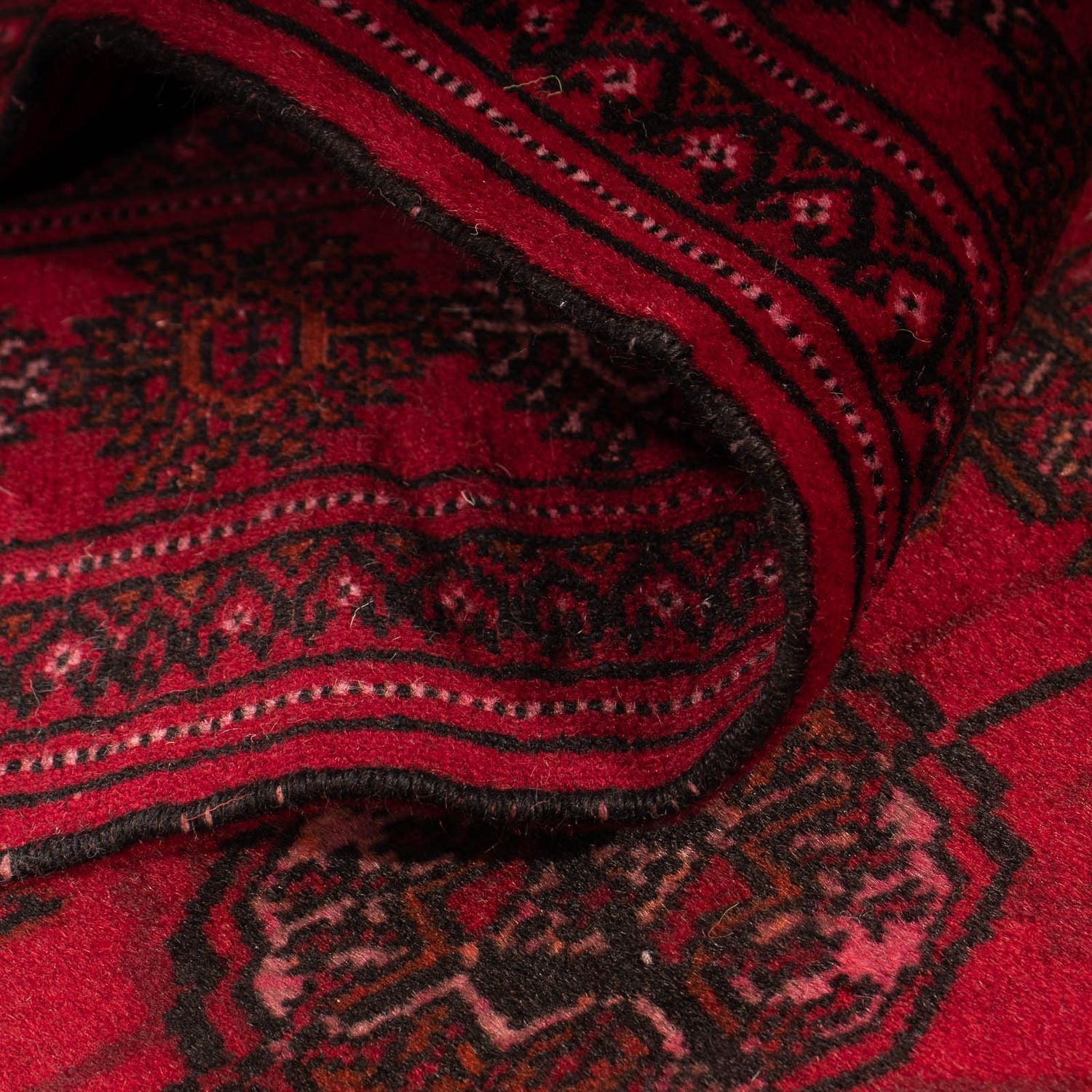 Orientteppich 280 x 106 cm - dunkelrot