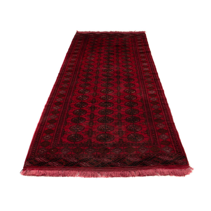 Orientteppich 280 x 106 cm - dunkelrot
