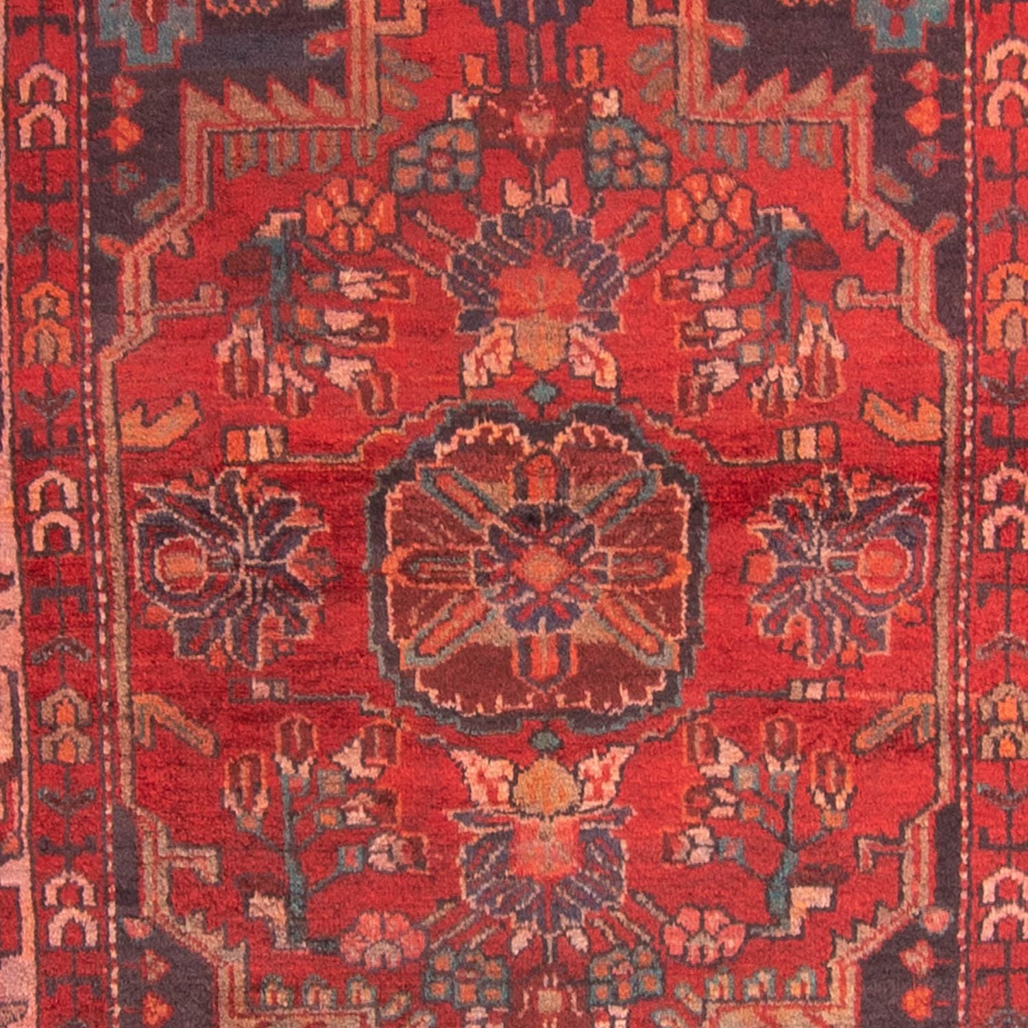 Orientteppich 174 x 112 cm - dunkelrot
