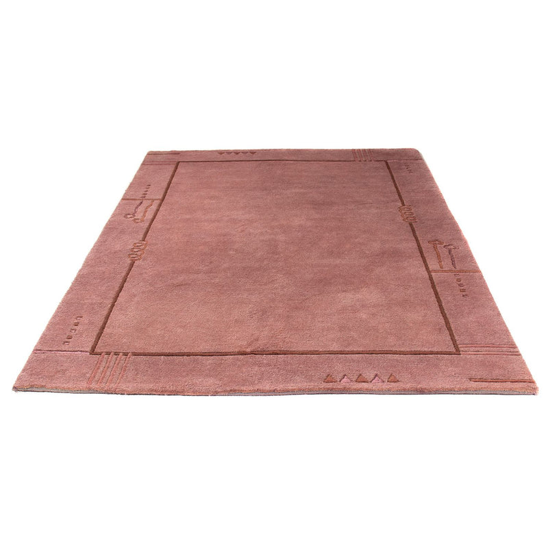 Nepal Teppich 223 x 160 cm - hellbraun
