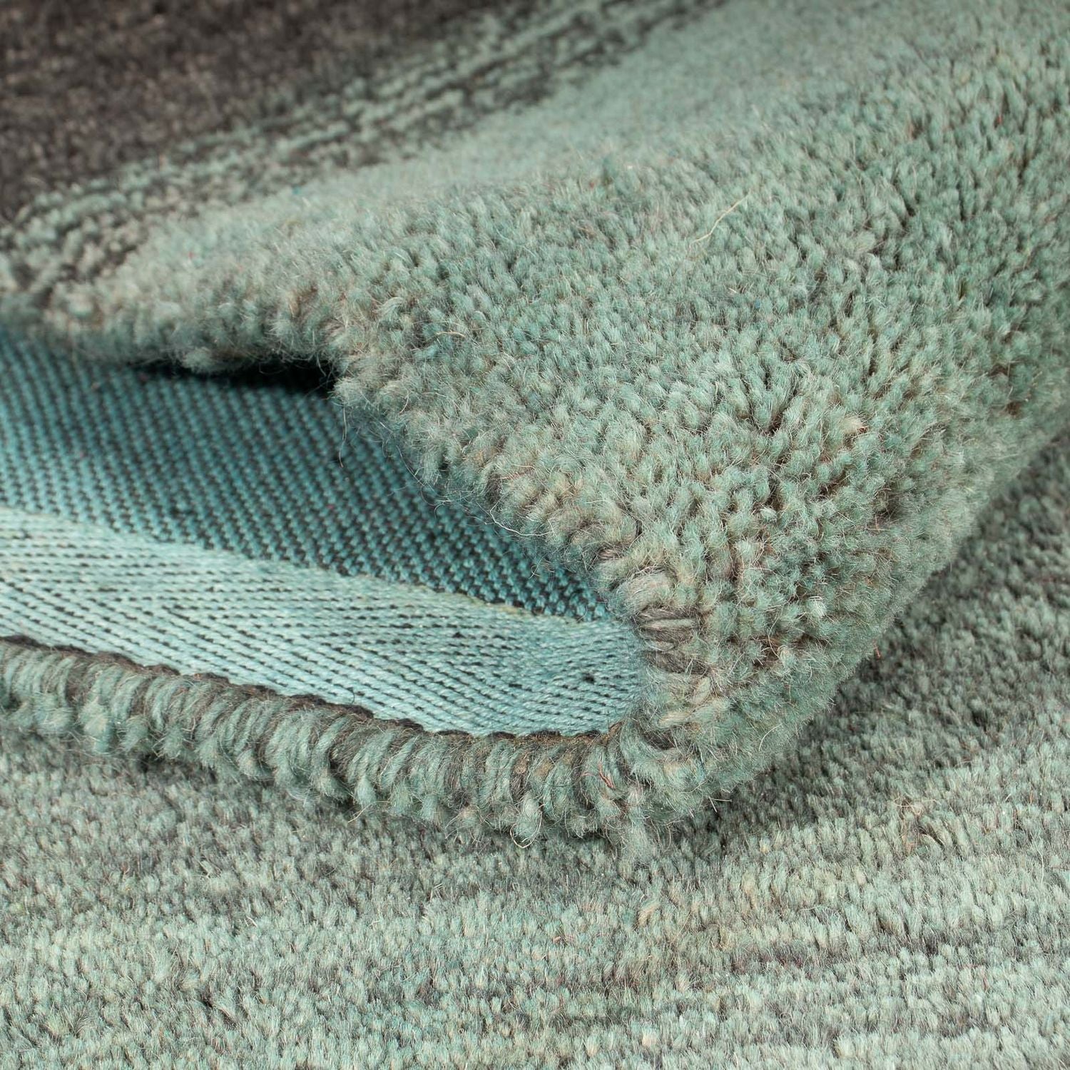 Wollteppich 230 x 160 cm Wohnzimmer Teppich