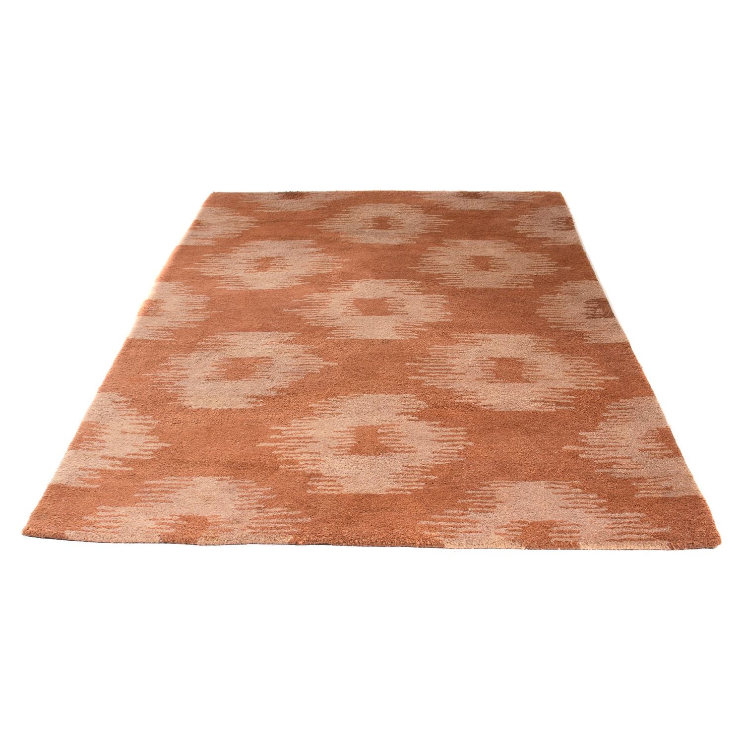 Wollteppich 235 x 148 cm Wohnzimmer Teppich
