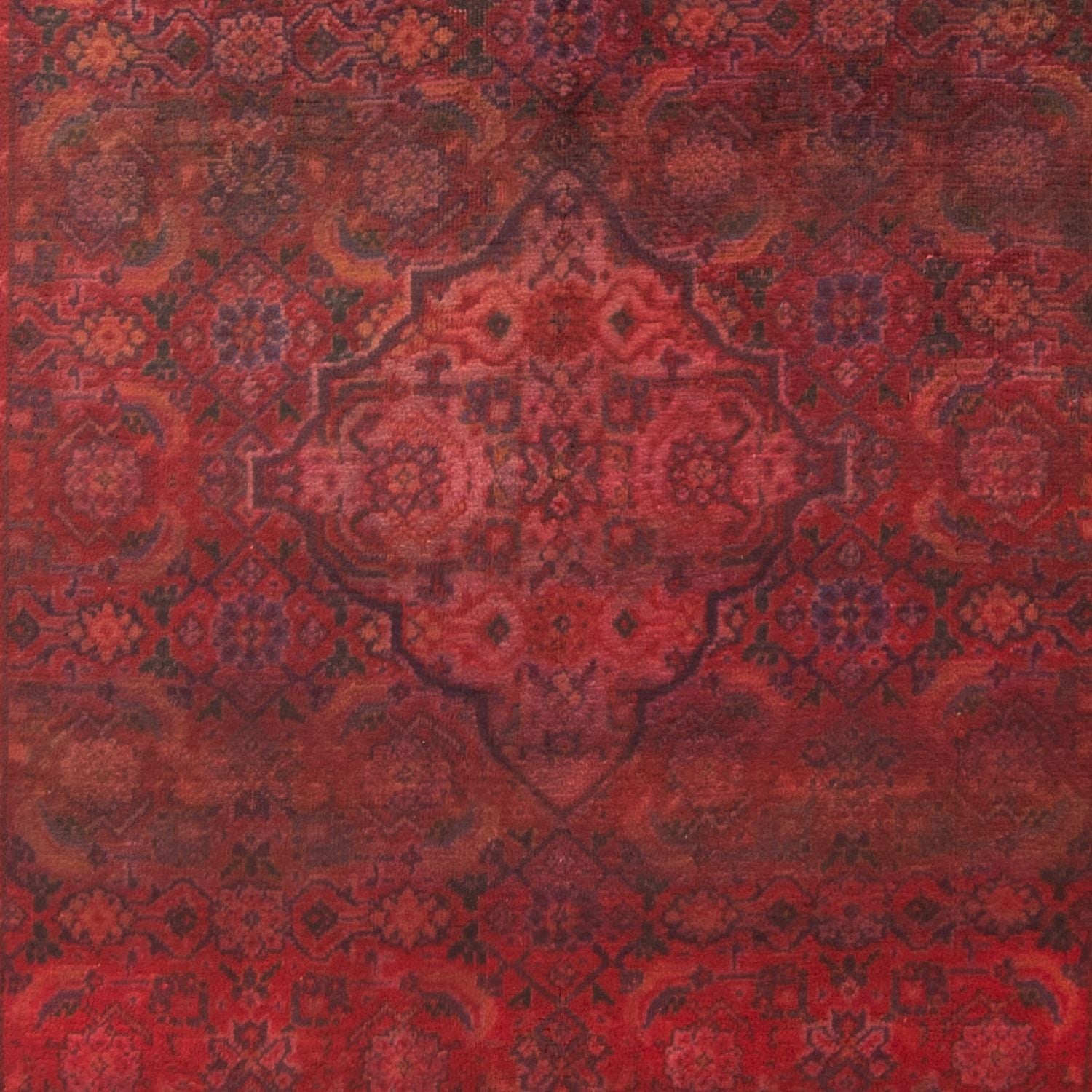Orientteppich 323 x 115 cm - dunkelrot