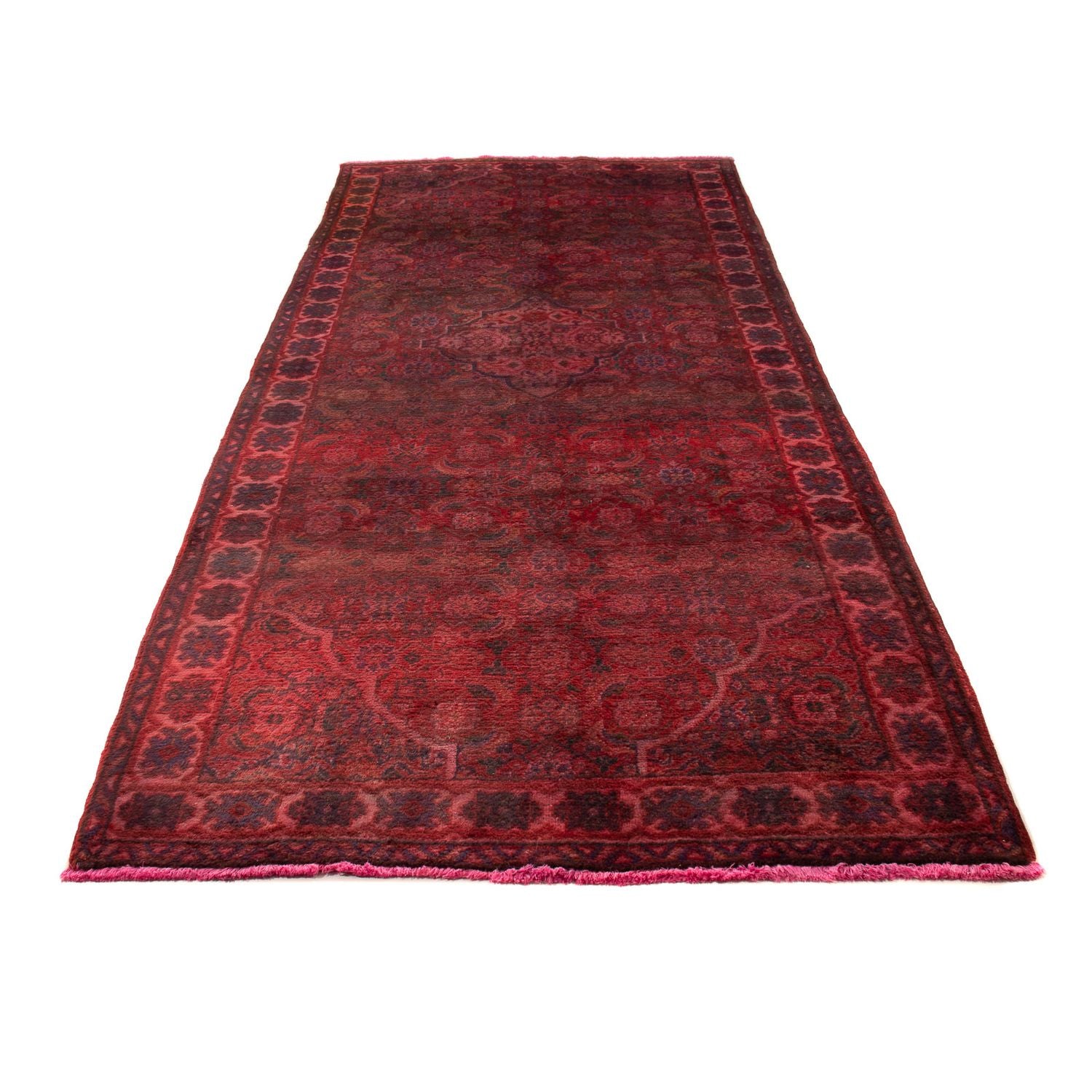 Orientteppich 323 x 115 cm - dunkelrot