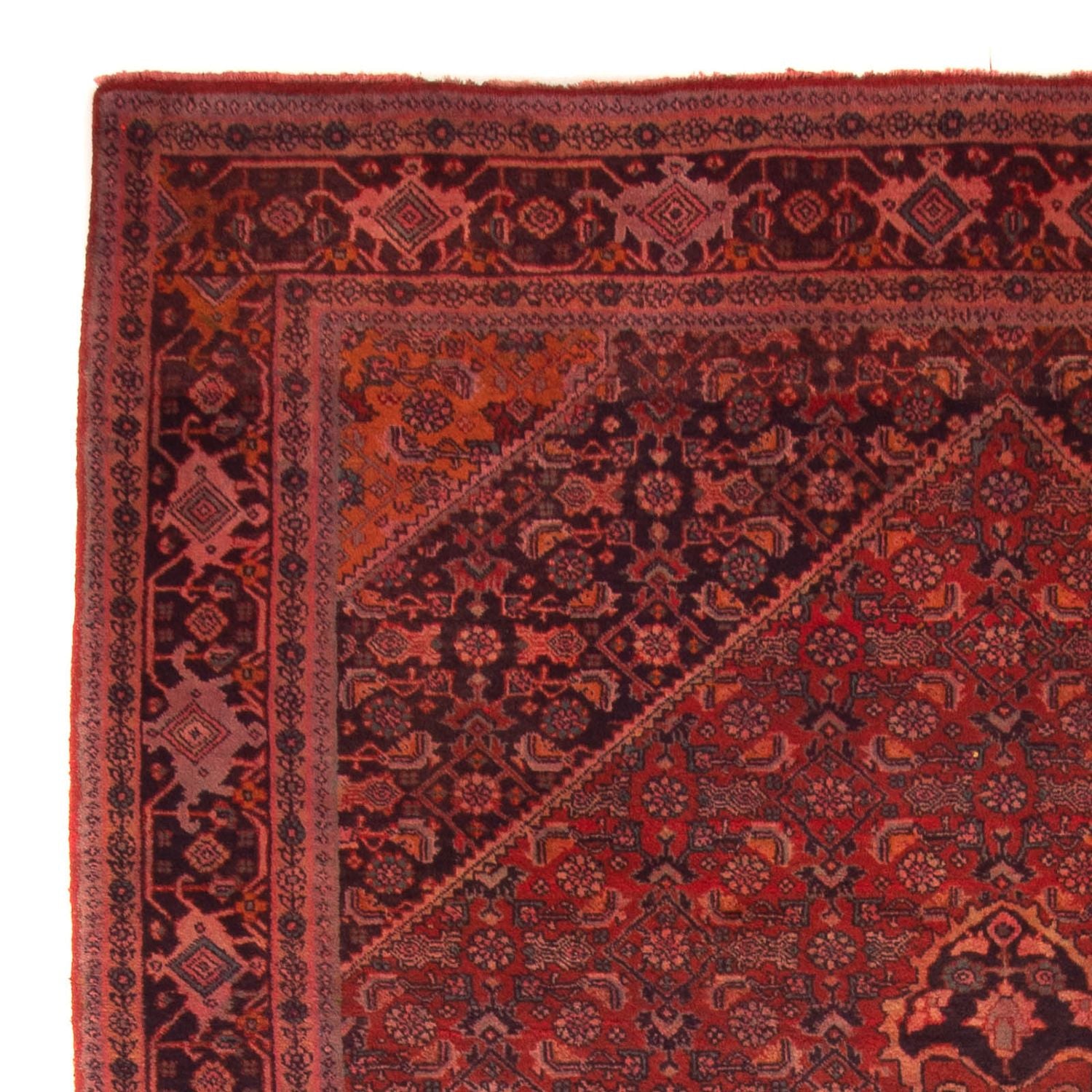 Orientteppich 327 x 220 cm - dunkelrot