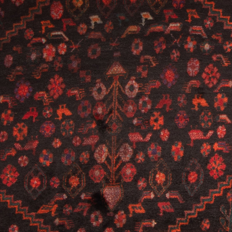 Orientteppich 380 x 146 cm - dunkelblau