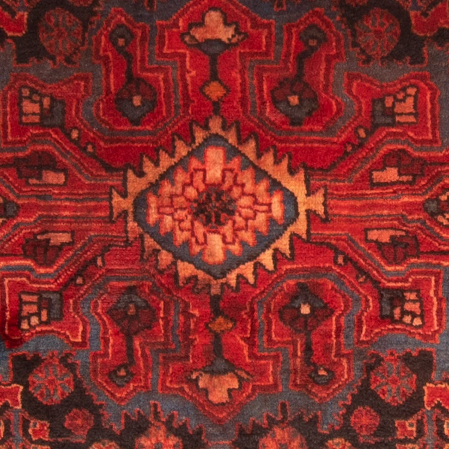 Orientteppich 348 x 185 cm - dunkelrot