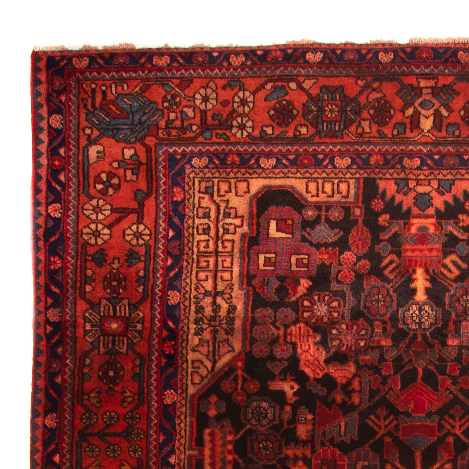 Orientteppich 348 x 185 cm - dunkelrot