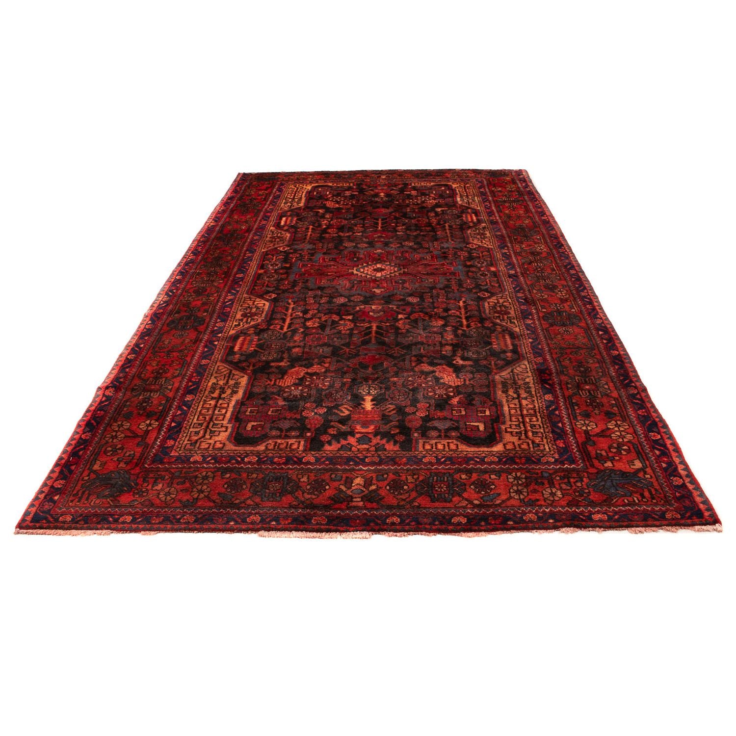 Orientteppich 348 x 185 cm - dunkelrot