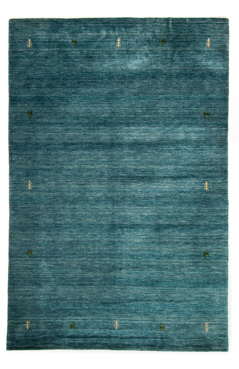 Gabbeh Teppich - Indus 300 x 200 cm - blau