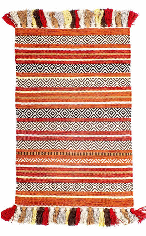 Kelim Teppich - Trendy 94 x 58 cm - mehrfarbig
