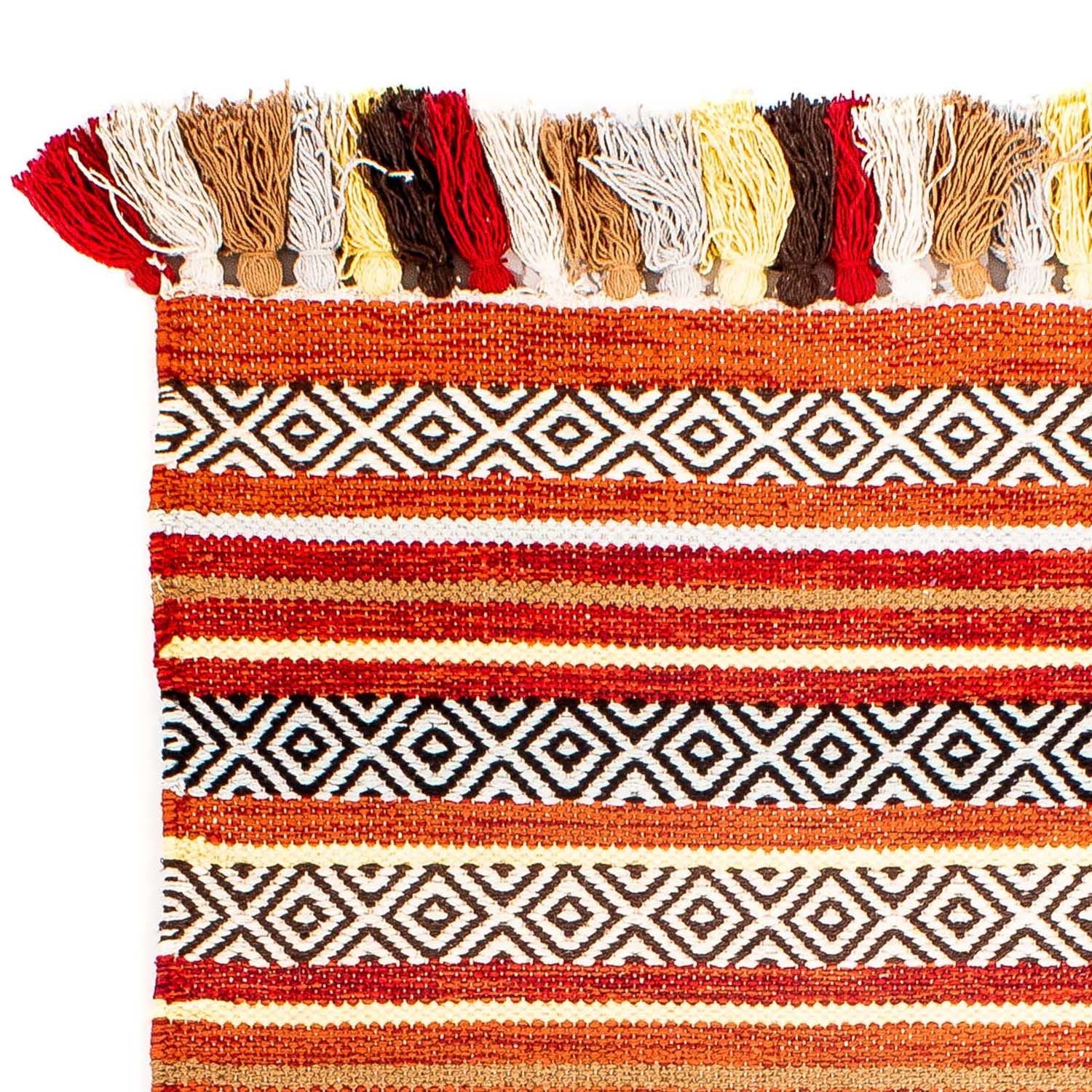Kelim Teppich - Trendy 94 x 58 cm - mehrfarbig