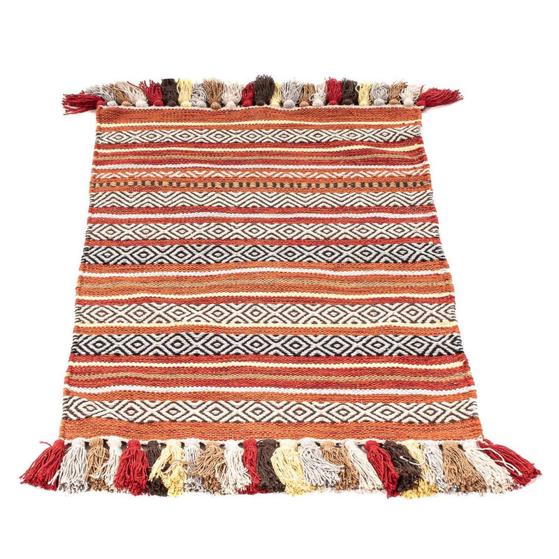Kelim Teppich - Trendy 94 x 58 cm - mehrfarbig