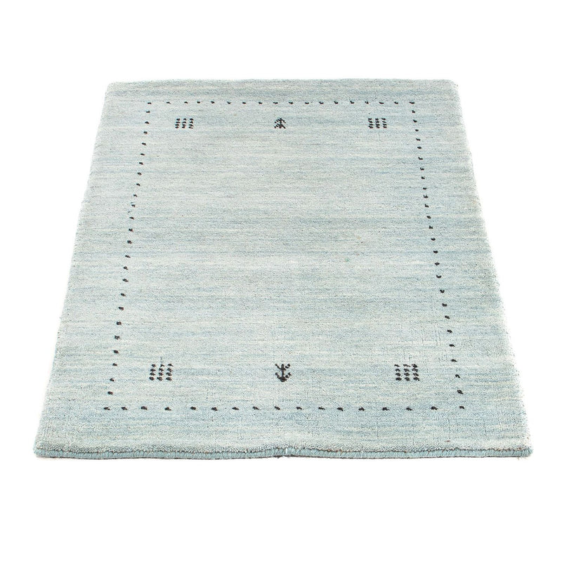 Gabbeh Teppich - Loribaft Indus 95 x 65 cm - hellblau