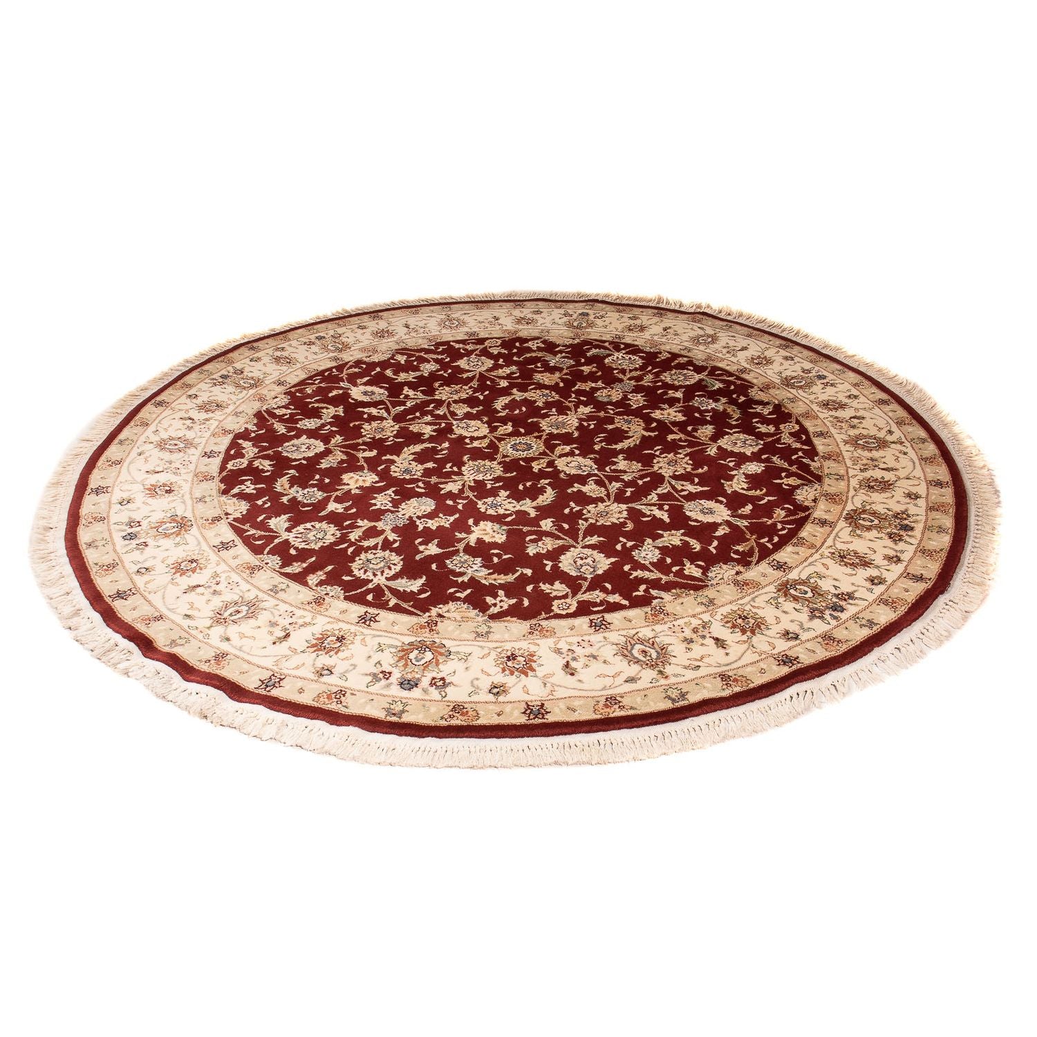 Perserteppich - Täbriz - Royal 204 x 204 cm Teppich Rund