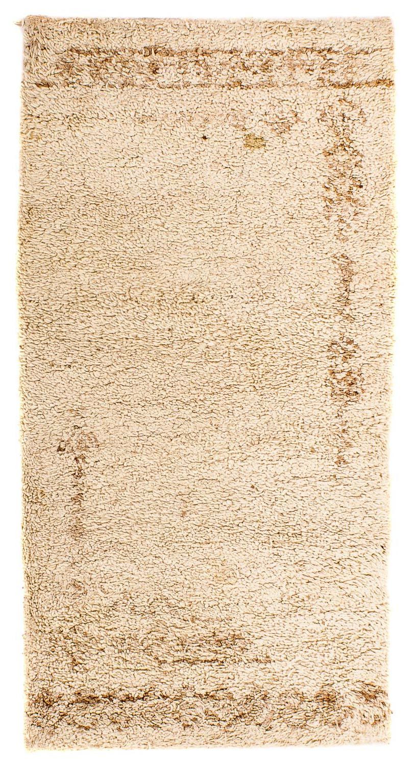 Berber Teppich 140 x 70 cm - beige