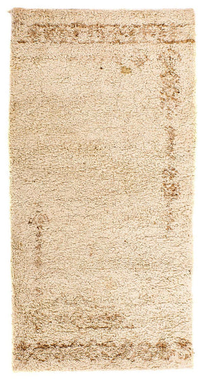 Berber Teppich 140 x 70 cm - beige