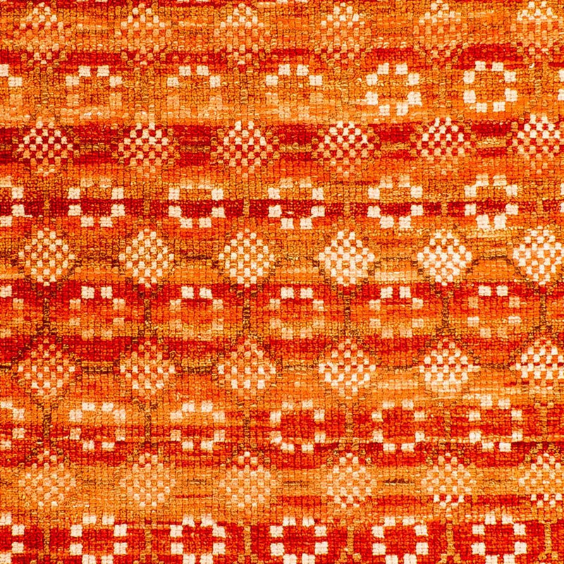 Designer Teppich 92 x 62 cm - orange