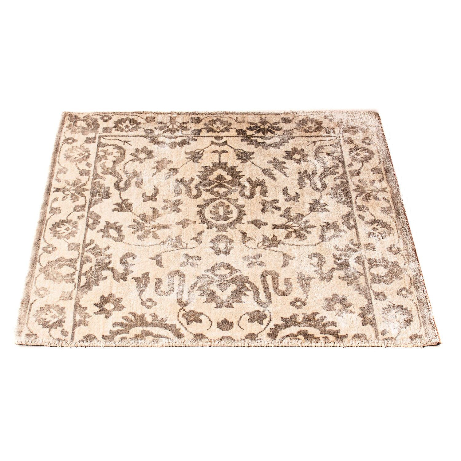 Vintage Teppich 70 x 70 cm Quadratischer Teppich