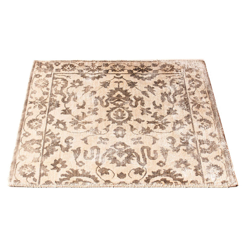Vintage Teppich 70 x 70 cm Quadratischer Teppich
