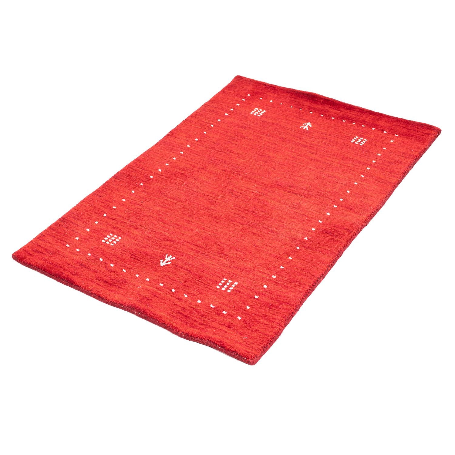 Gabbeh Teppich - Indus 90 x 60 cm - rot