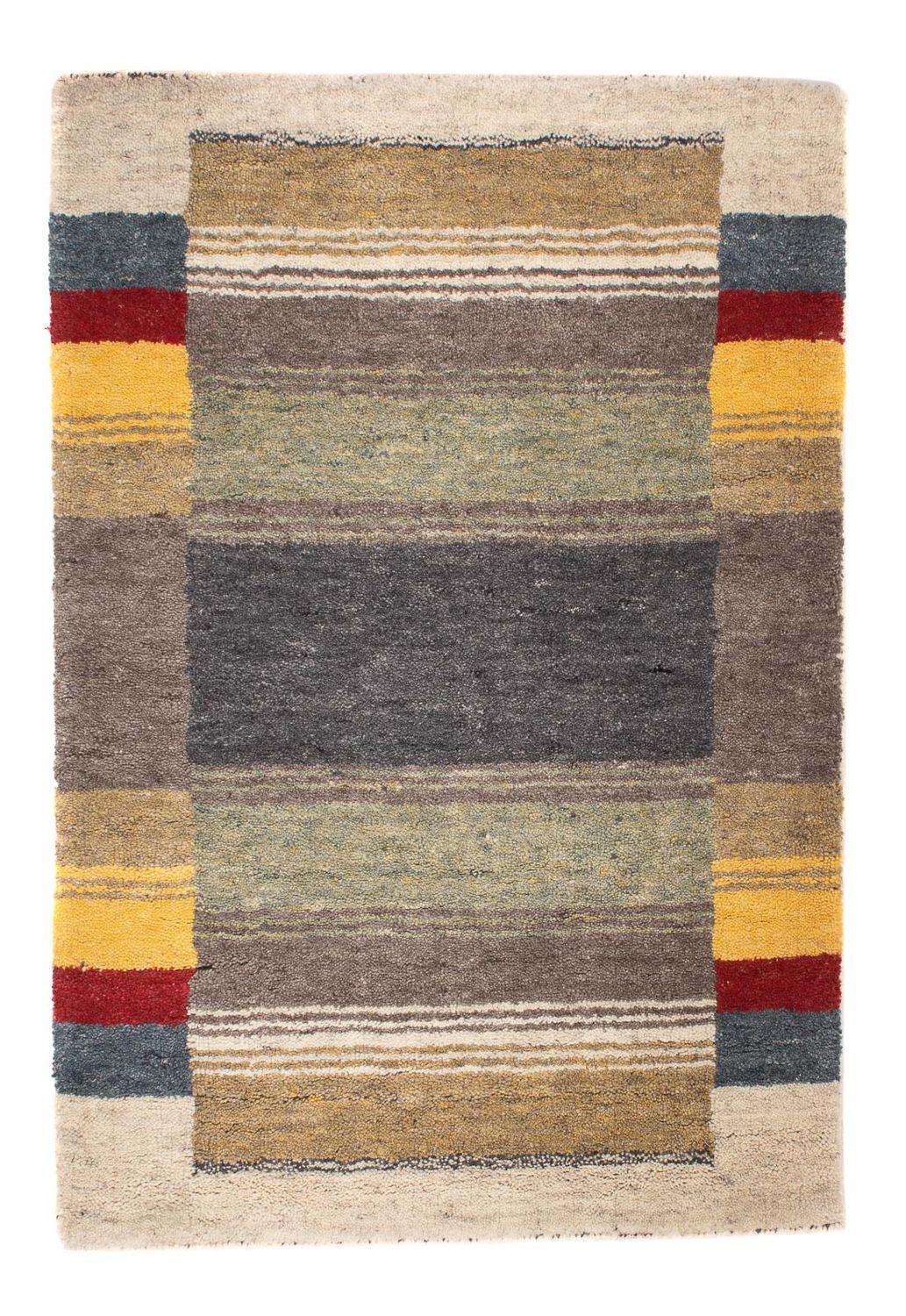 Nepal Teppich 90 x 60 cm - mehrfarbig