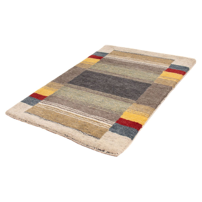 Nepal Teppich 90 x 60 cm - mehrfarbig
