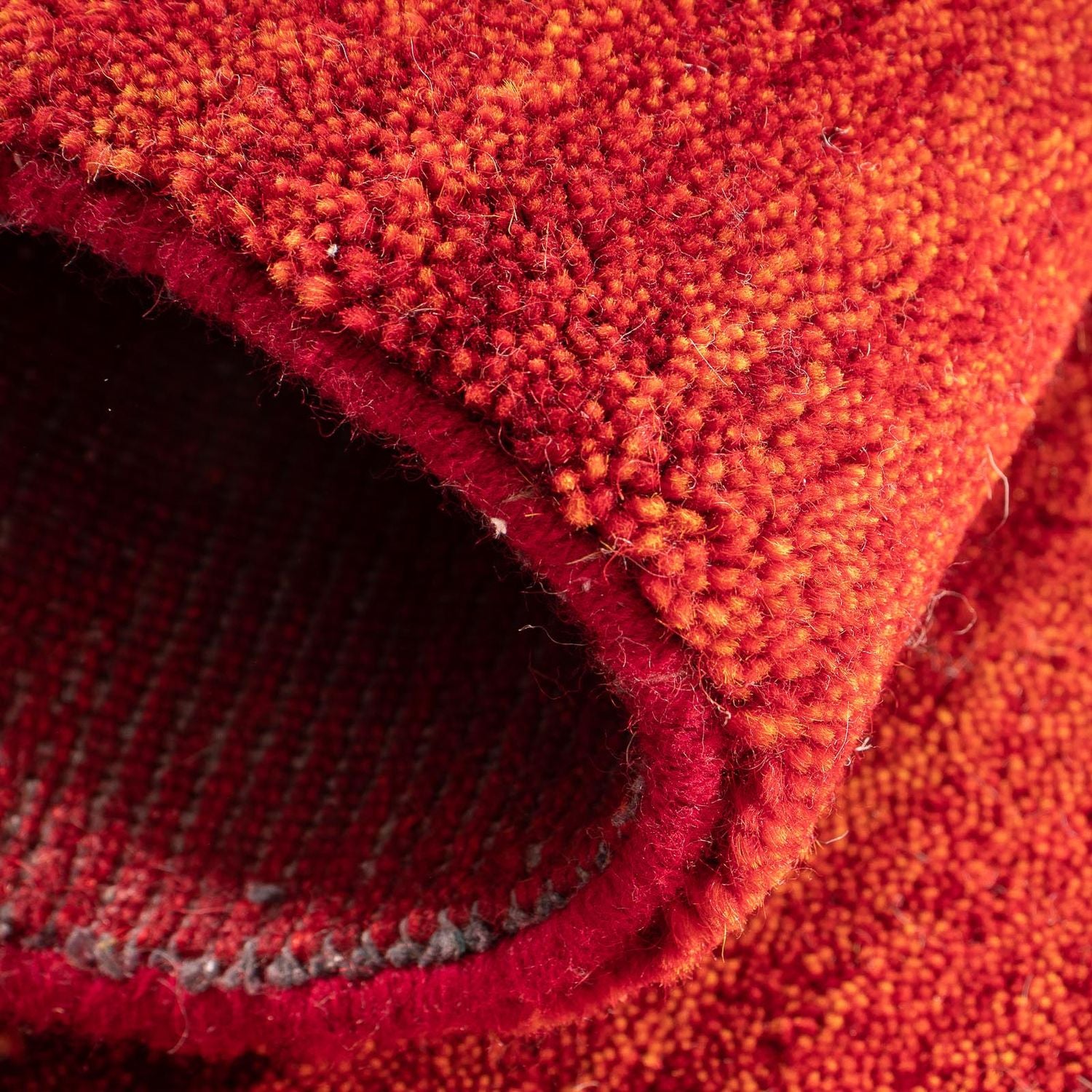 Gabbeh Teppich - Loribaft Indus 107 x 47 cm - rot