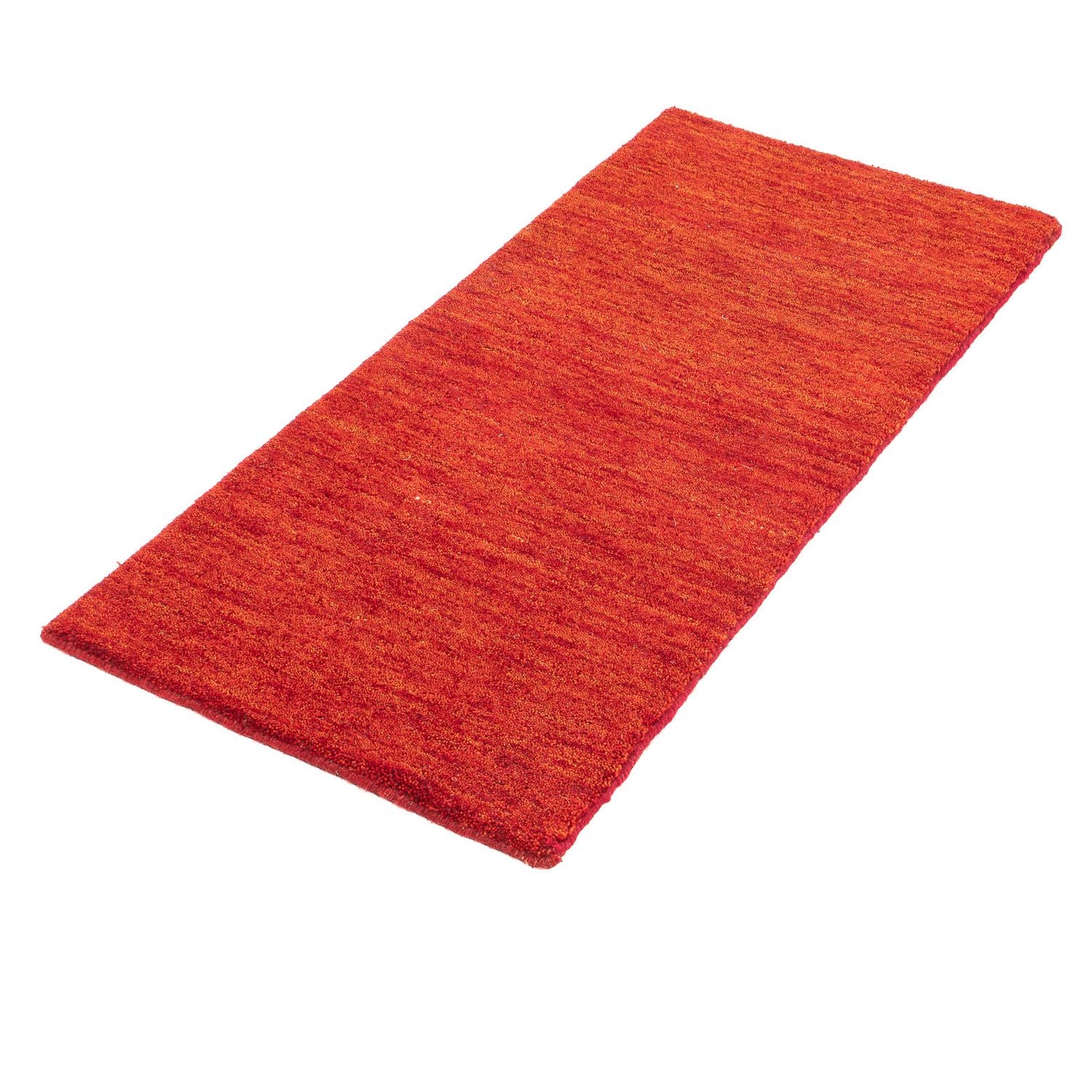 Gabbeh Teppich - Loribaft Indus 107 x 47 cm - rot