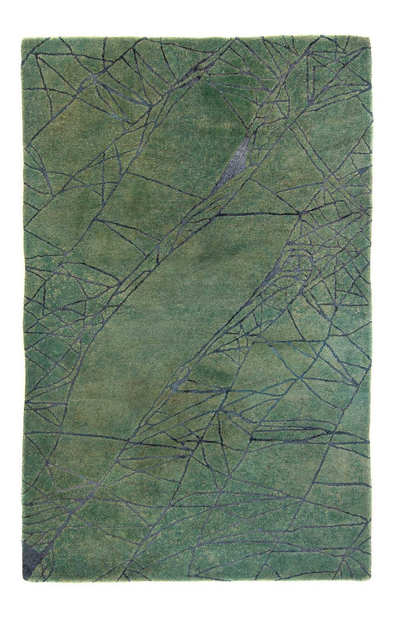 Wollteppich 247 x 147 cm Wohnzimmer Teppich