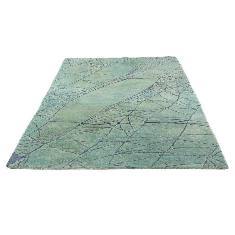 Wollteppich 247 x 147 cm Wohnzimmer Teppich
