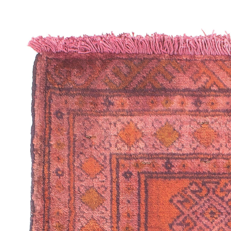 Orientteppich 80 x 67 cm - hellrot