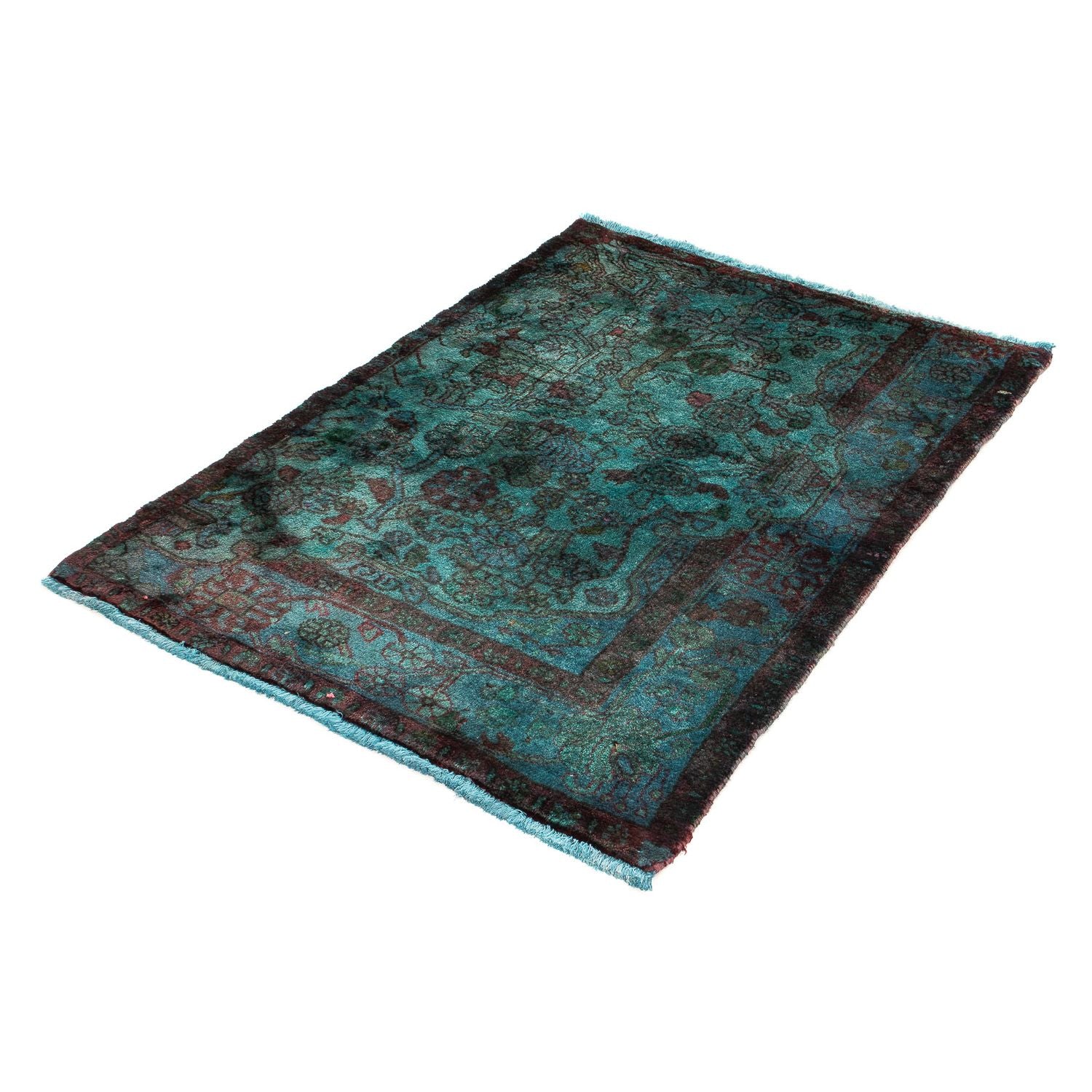 Orientteppich 119 x 91 cm - hellblau