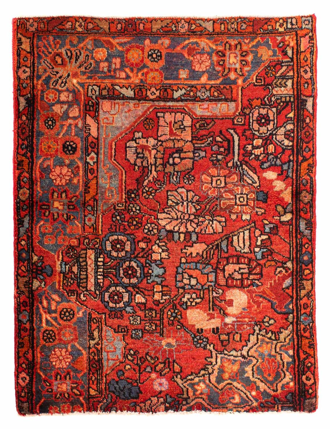 Perserteppich - Nomadic 115 x 89 cm - rot