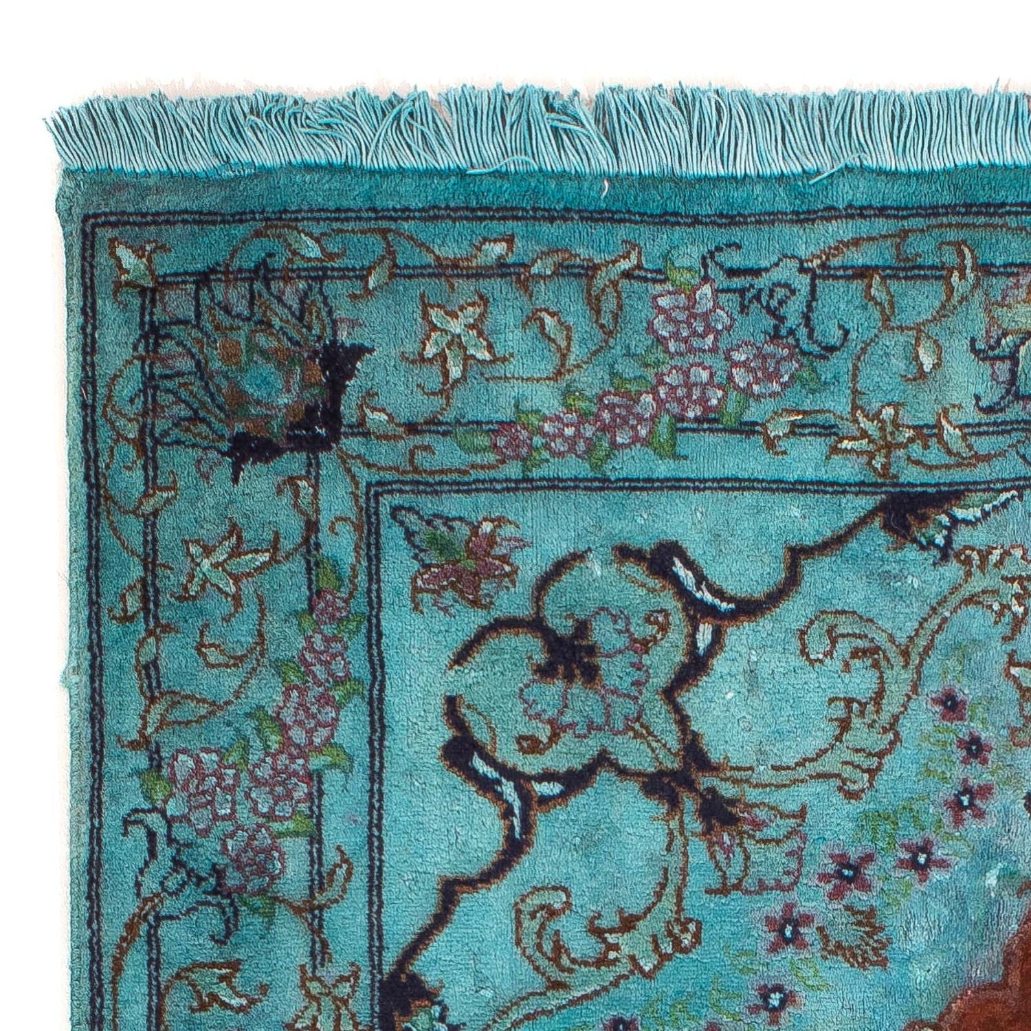 Orientteppich 124 x 77 cm - türkis