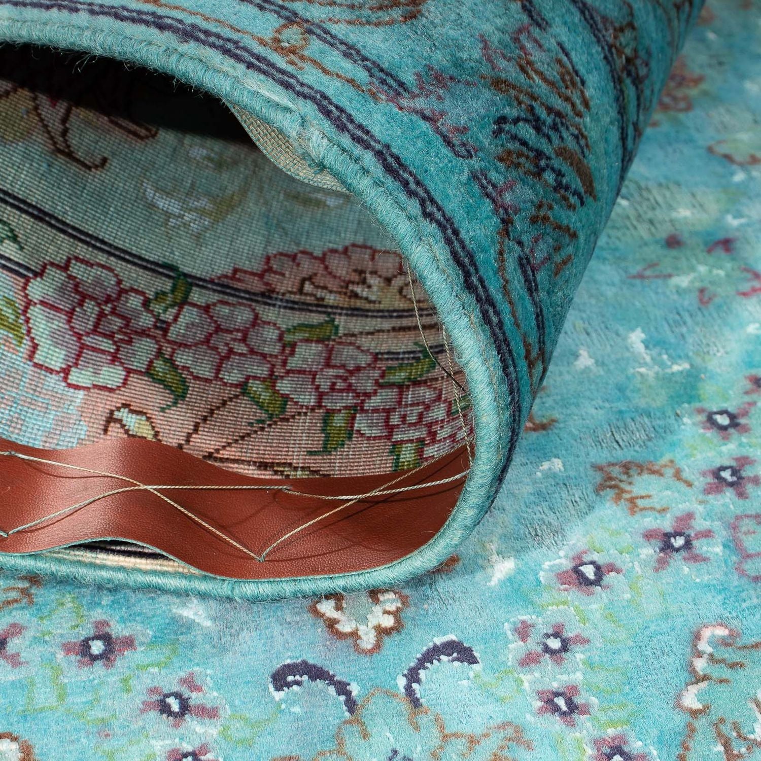 Orientteppich 124 x 77 cm - türkis