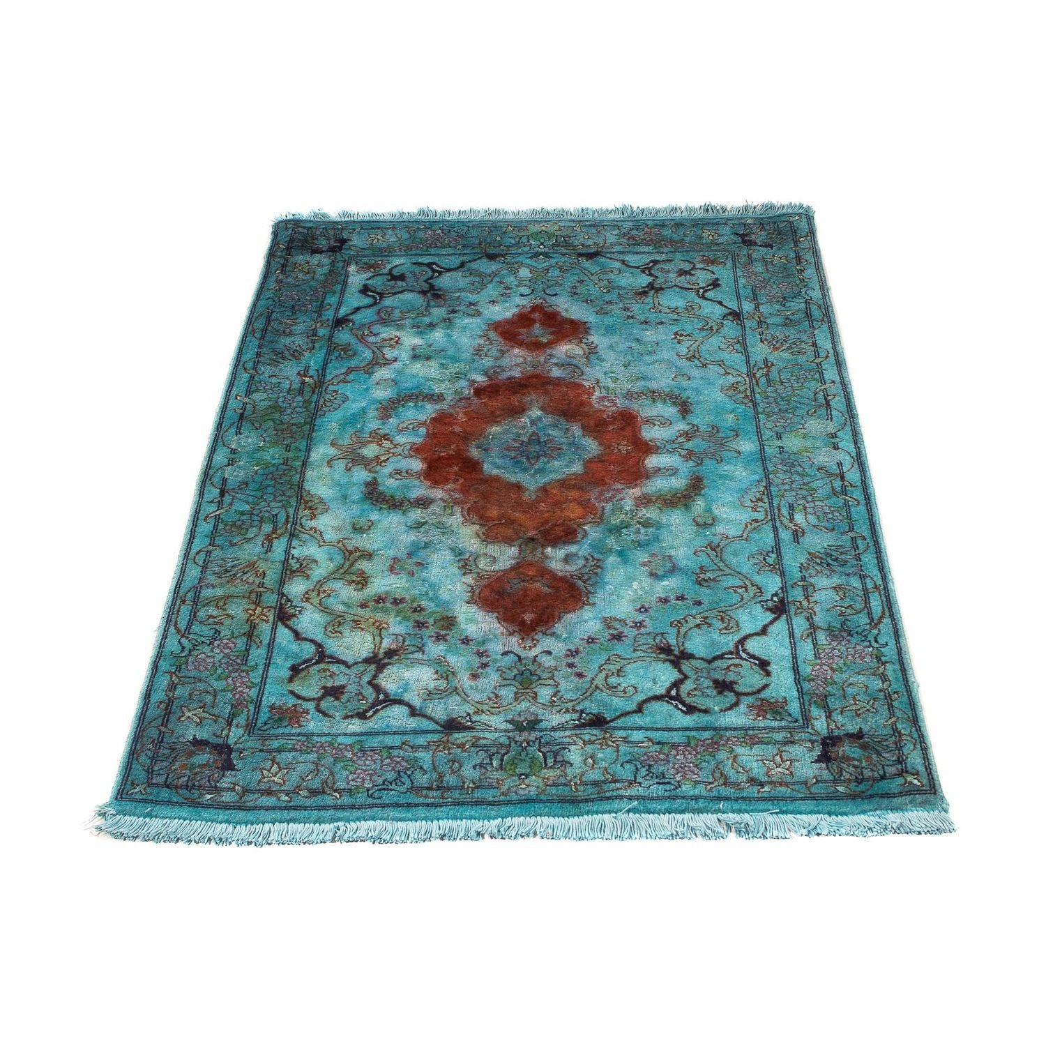 Orientteppich 124 x 77 cm - türkis