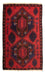 Belutsch Teppich 140 x 92 cm - dunkelrot