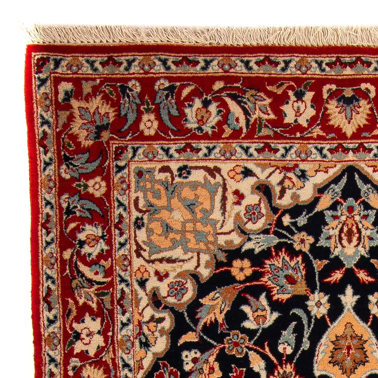 Perserteppich - Isfahan - Premium 175 x 100 cm - dunkelblau