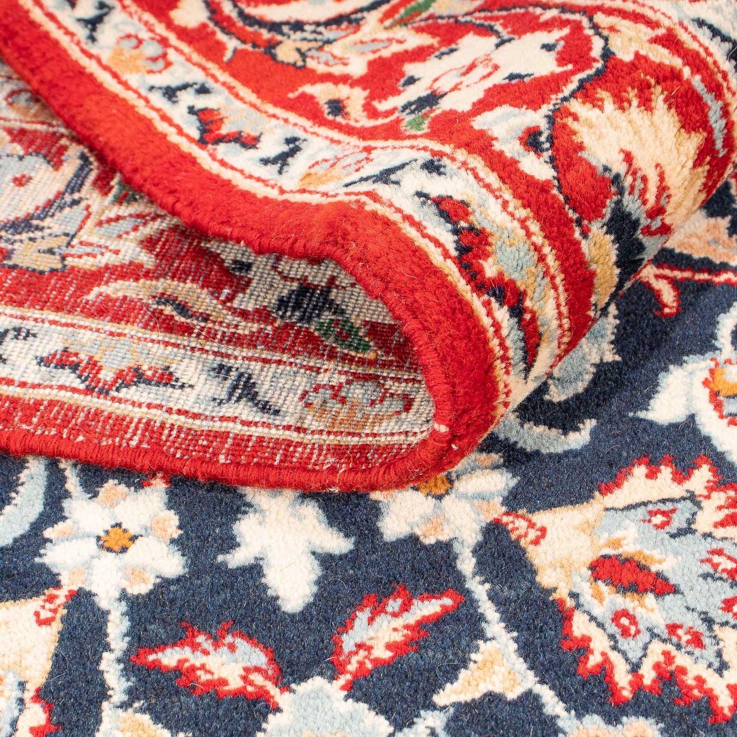 Perserteppich - Isfahan - Premium 175 x 100 cm - dunkelblau