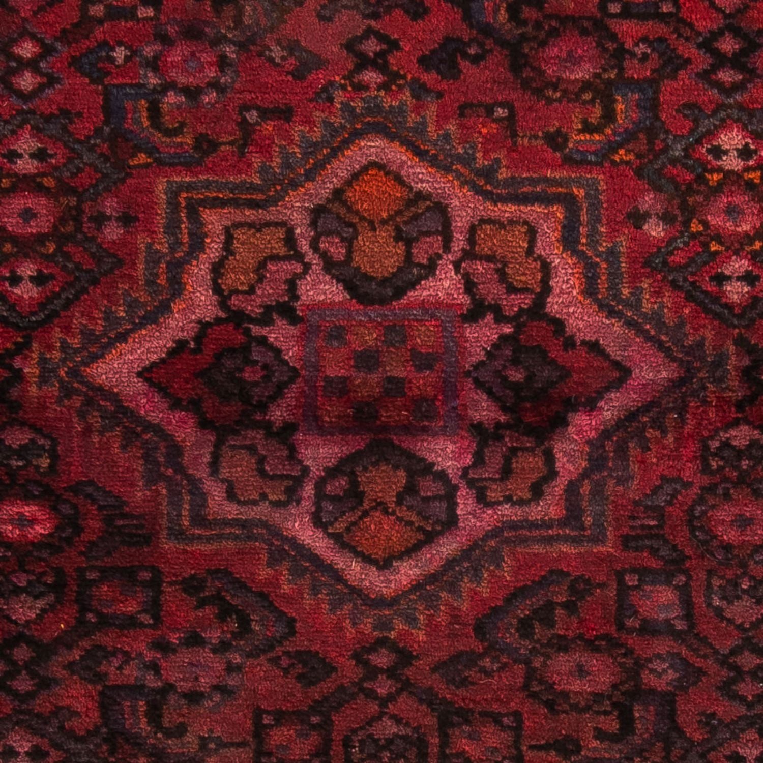 Orientteppich 160 x 98 cm - dunkelrot