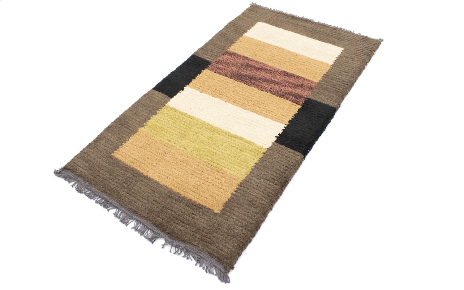 Nepal Teppich 140 x 70 cm - mehrfarbig