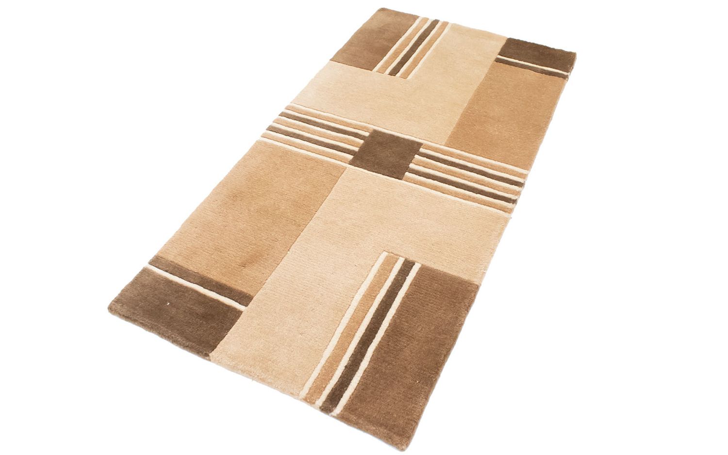 Nepal Teppich 140 x 70 cm - mehrfarbig