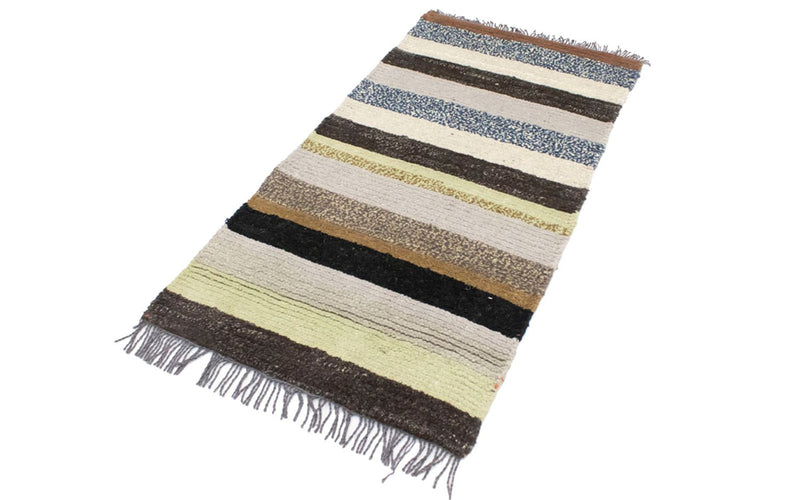 Nepal Teppich 140 x 70 cm - mehrfarbig