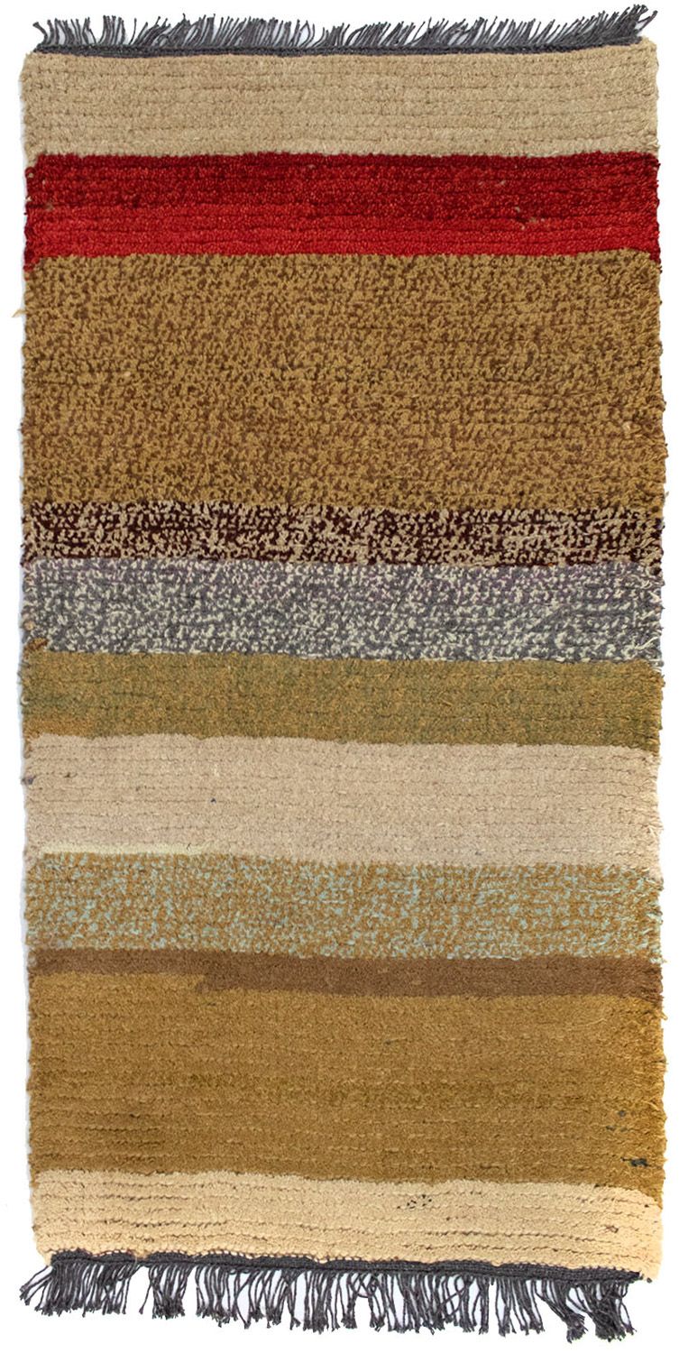 Nepal Teppich 140 x 70 cm - mehrfarbig
