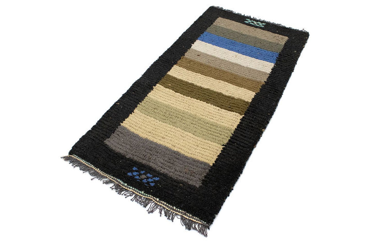 Nepal Teppich 140 x 70 cm - mehrfarbig